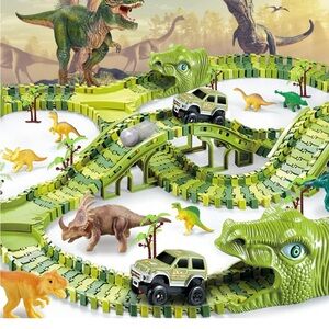 Dinosaur Track Building Toy 227 pc